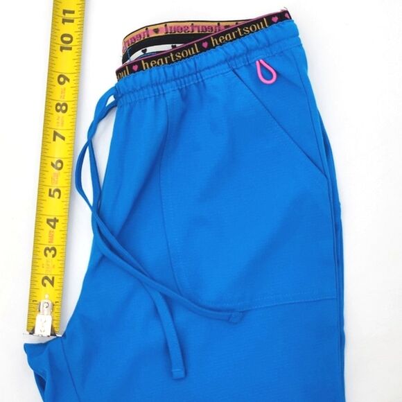 Heart Soul Break On Through Scrubs Pants Womens Size XS Wide Leg 20110 Nurse - Picture 4 of 7